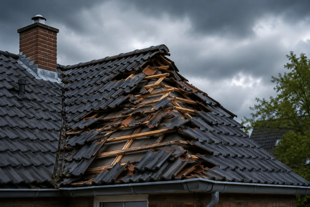 stormschade dak